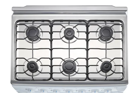 Stainless Steel FreeStanding 6-Burners Gas Oven in Bolivia
