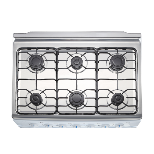 Stainless Steel FreeStanding 6-Burners Gas Oven in Bolivia