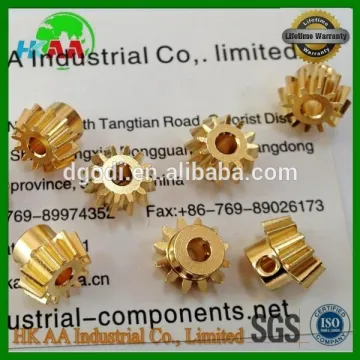 High precision brass electric motors gear drive