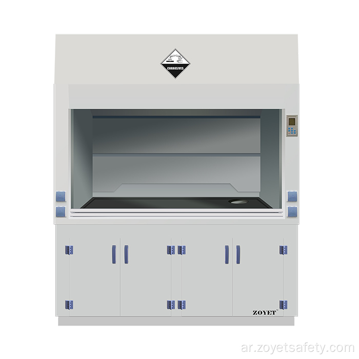 طاولة أعلى PP Fume Hood Polyproplene