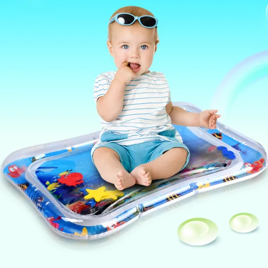 Baby Play Mats Summer Water Mat Toys Dual Use Inflatable Water Cushion Prostrate Patted Pad Toy for Babies Growth Training Toys