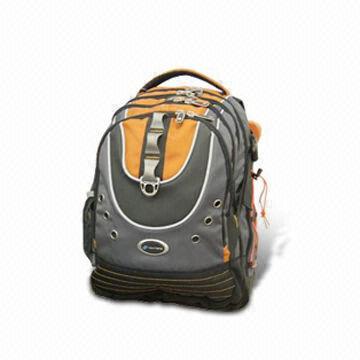 Backpacks with Front Mesh Zipper Pocket, Measures 34 x 18 x 48cm