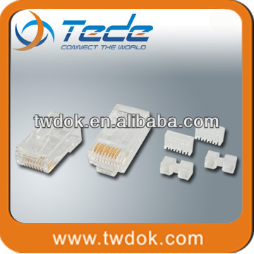 TEDE Superior quality cat5e cat6 modular plug
