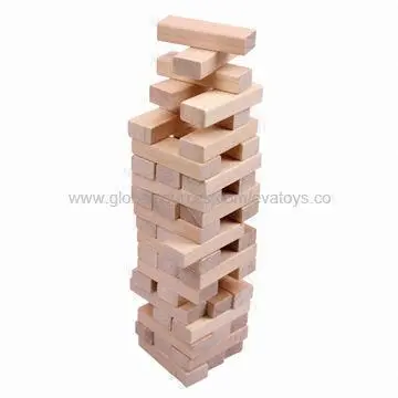 2013 popular wooden stacking block set, best price/wooden building block set for kids/Jenga block