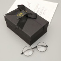 Wholesale Matte Black Gift Box with Ribbon