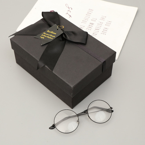 Groothandel Mat Black Gift Box met lint