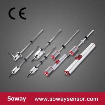 Magnetostrictive linear position transducer/transmitter