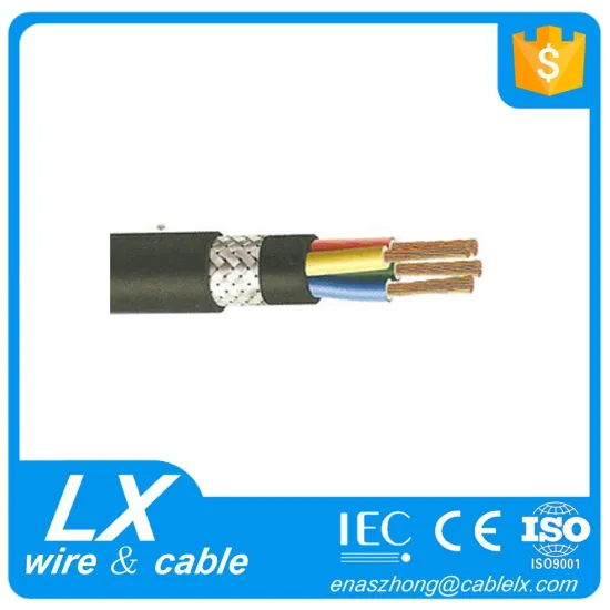 PVC insulation flexible braided cable
