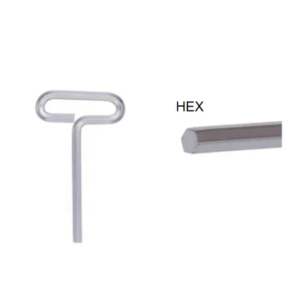 Multipurpose Carbon Steel T Handle Hex Key Wrench Allen Key