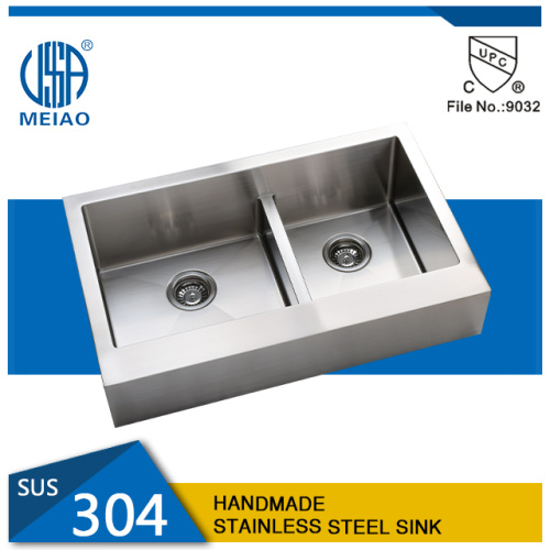 Undermount Farmhouse Sink High-quality Stainless Steel 304 Apron Front Kitchen Sink Manufactory