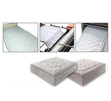 Automatic mattress quilting machine with multiple needles