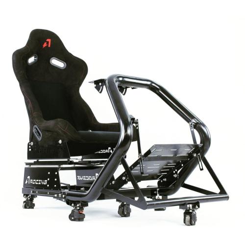 foldable simulator frame black