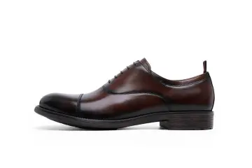 Cap toe Comfortable Dress Men Shoe Cow Leather