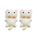 Bulk Charms Cute Cat Resin Handmade Flatback Cabochon for Pannar Jewelry Making