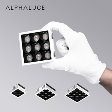 Alphalighting Einbaurahmen Downlight Mini LED Recessed Linear Aluminum Embedded Light