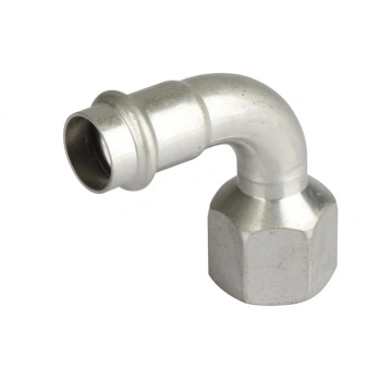 Stainless Steel V Profile Press Fittings Equal Tee Press Pipe Fitting V Profile Steel Elbow Press Fitting Manufacturer In China