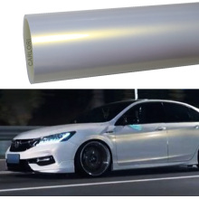 Pearl White Gloss Gold Car Wrap Wrap Vinyl