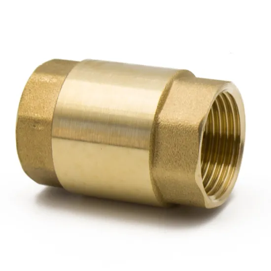 PN20 brass vertical check valve 1" brass heavy duty mini dual check valve
