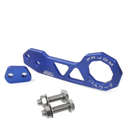 JDM Aluminum Anodized CNC Machined Tow Hook Trailer Rear Towing Hook