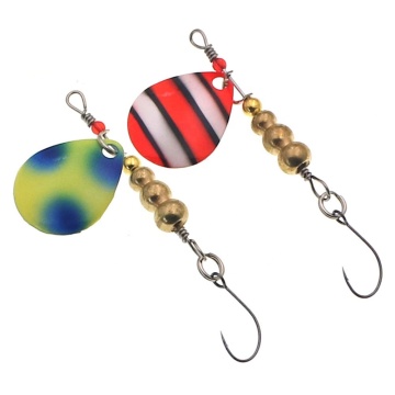 Ultralight Spinner Bait Metal Rotating Blade Lures for Trout and Perch