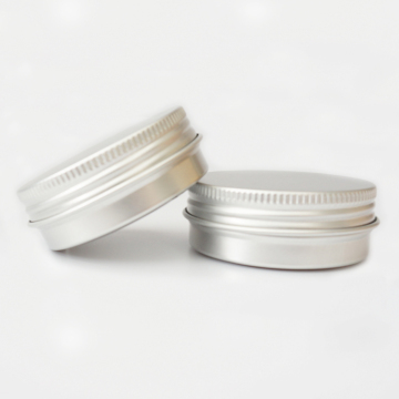 Fast Delivery Silver Aluminum Tin Jars for Loose Powder and Cosmetics
