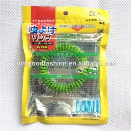 All Natural EVA mosquito bracelet , No Deet EVA mosquito repellent bracelet , mosquito bracelet