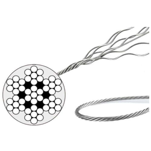 Cuerda de alambre de acero inoxidable