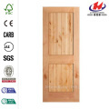 2-Panel Plank Wood Barn Door