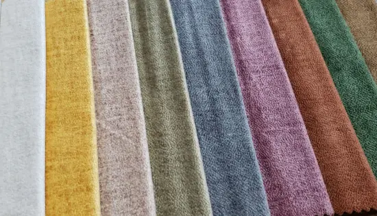 Polyester for Sofa Cover Embossing Velvet Fabric Upholstery