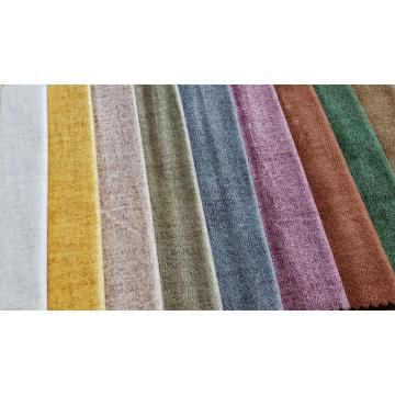 Poliéster para la cubierta de sofá tapicería de tela de terciopelo