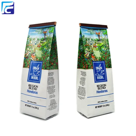 Resealable aluminum foil tin tie drip coffee bag