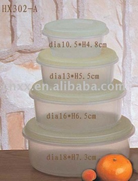 4 pc round storage set