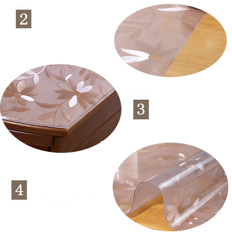 Clear Soft Pvc Thick Clear Plastic Table Cloth