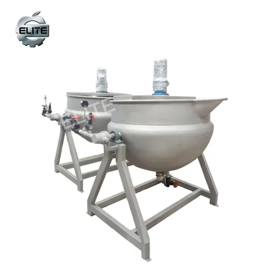 Industrial Electric Jacketed Cooking Kettle - 50L Jacket Kettle for Food Mixing and Cooking