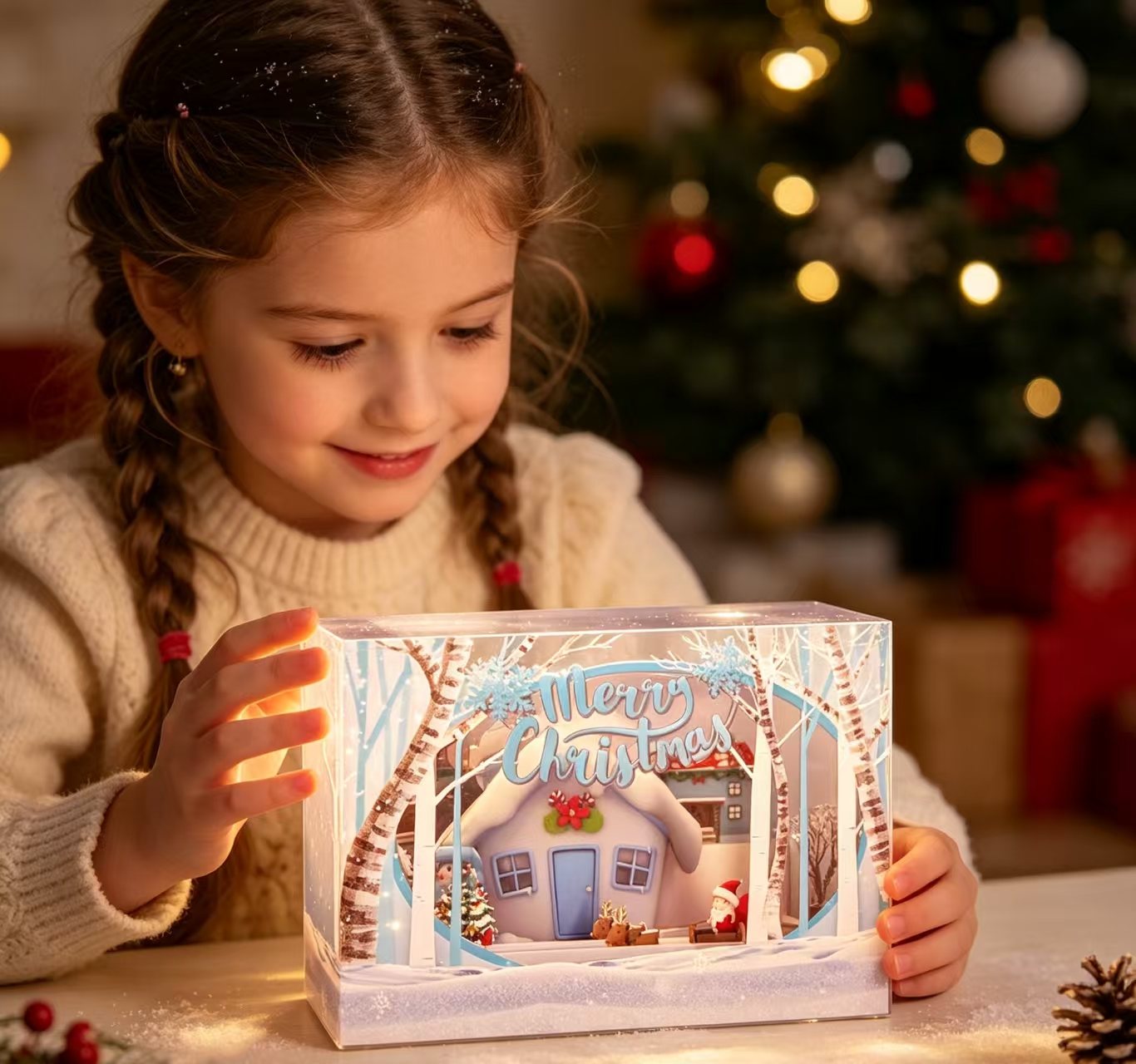 Snowy Christmas card