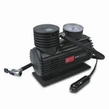 Tire Inflator with Cairo Air Compressor 12V DC, Built-in 16mm Diameter Cylinder