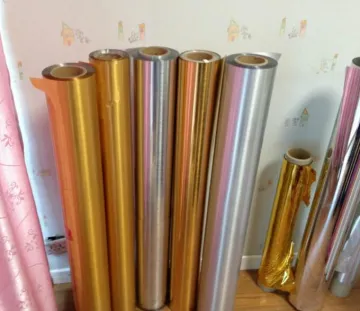 Gold Hairline Polyester Film for Thermal Lamination
