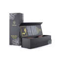 Luxury Bottle Packaging Magnetic Matte Black Wine Box