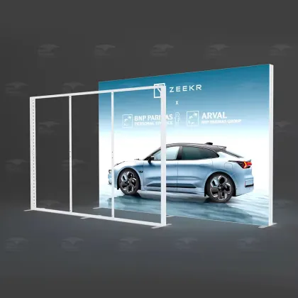 Aluminium Lightbox: Available Advertising LED Fabric Light Box Backlit Display Stand