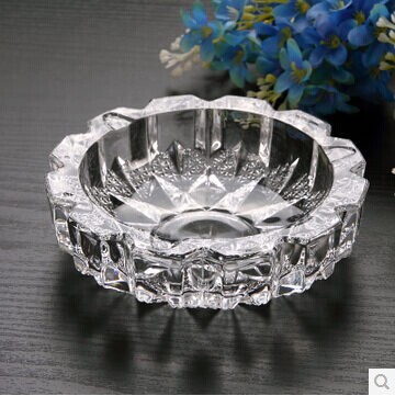 Diamond Glass Ashtray, Crystal Ashtray