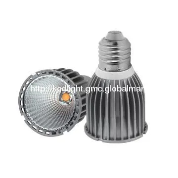 High CRI  6W E27 COB SPOT LIGHTS/ LED lamp cup / 5500-6000K /24D