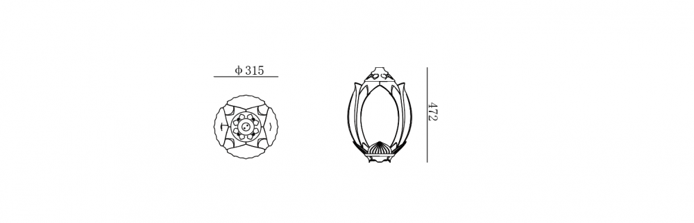 Garden Light Size