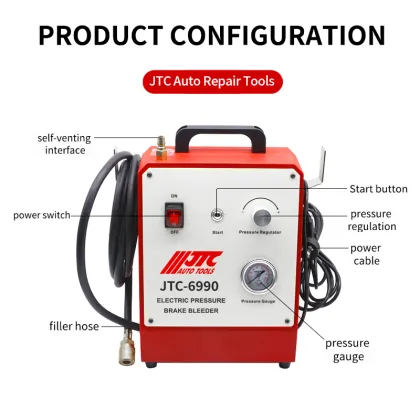 JTC6990 Electric Brake Fluid Oil Changer - Pulsed Brake Fluid Exchange Equipment