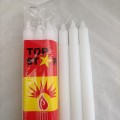 Wholesale White Fluted Candles 50g Popular for Angola