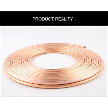 Thin wall pancake copper tubes