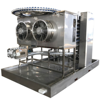 500kg/h ένα σπειροειδές σπείρο κατάψυξη IQF