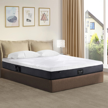 Heating Gel Memory Foam Queen Size Mattress for Luxury 5 Star Hotels