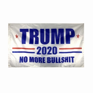 Wholesale 100% polyester promotional trump flag