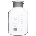 Wide mouth Clear Reagent Bottle with stopper 60ml