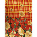 Compruebe flor Rayon Challis 32S impresión de tela